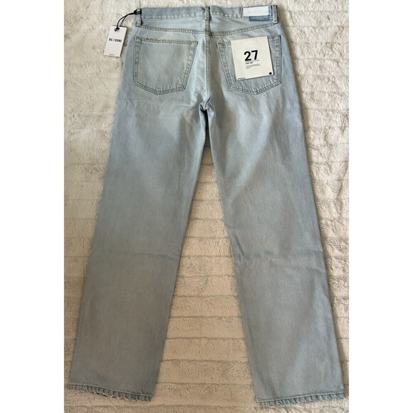 RE/DONE Loose Long Acqua Destroy Jeans Size 27 – Retail $325 NWT - Picture 6 of 10